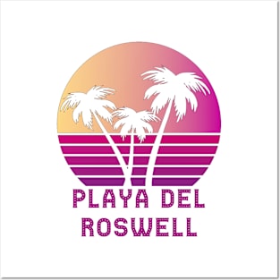 Playa Del Roswell NM Funny Roswell New Mexico Design Posters and Art